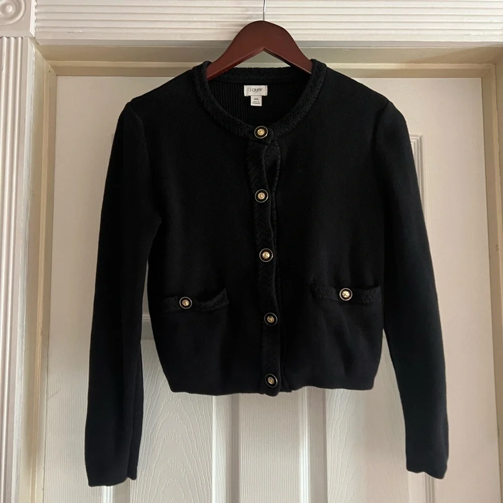 J.Crew Cotton Lady Jacket Cardigan Sweater - Picture 4 of 12